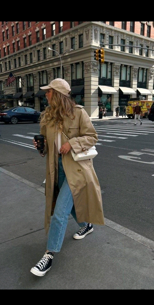 빈폴레이디스 여성 트렌치 코트/사이즈M/소재100%면/미착용새것 이미지