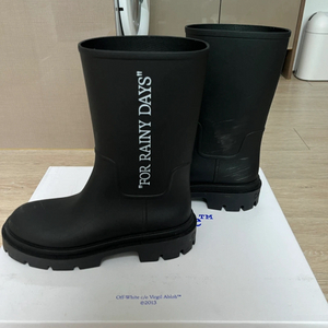 Off-White 오프화이트 레인부츠 블랙 44 for rainy days 이미지