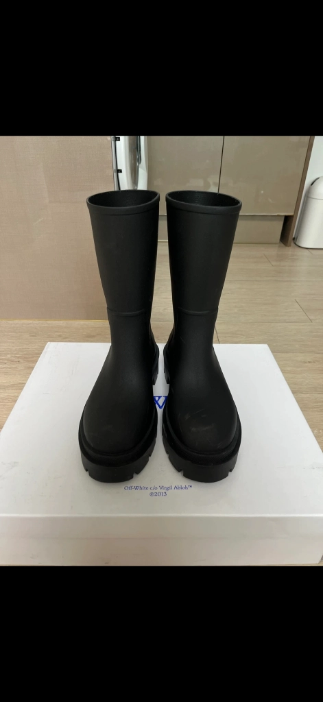 Off-White 오프화이트 레인부츠 블랙 44 for rainy days 이미지