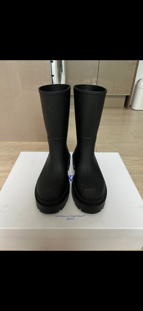 Off-White 오프화이트 레인부츠 블랙 44 for rainy days 이미지