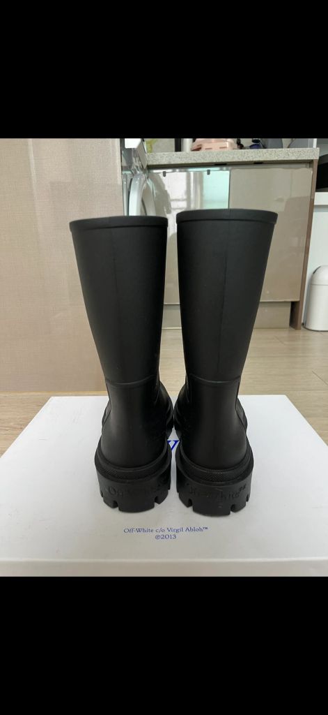 Off-White 오프화이트 레인부츠 블랙 44 for rainy days 이미지