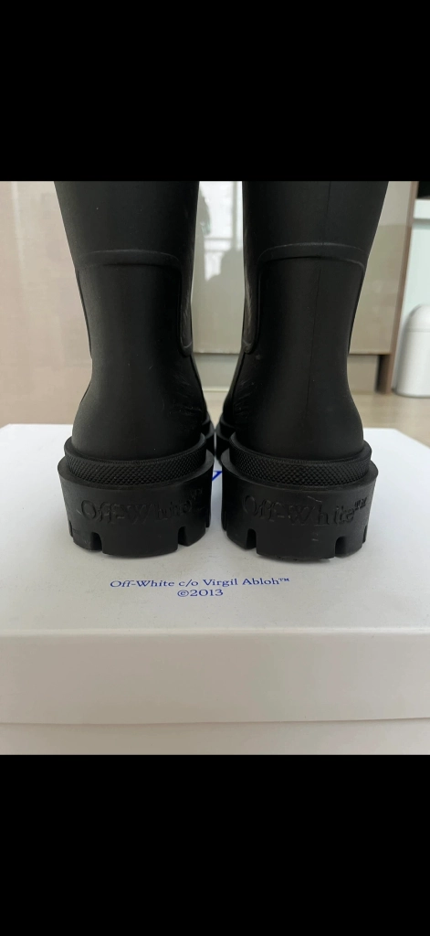 Off-White 오프화이트 레인부츠 블랙 44 for rainy days 이미지