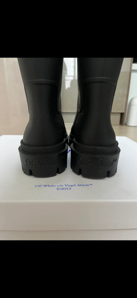 Off-White 오프화이트 레인부츠 블랙 44 for rainy days 이미지