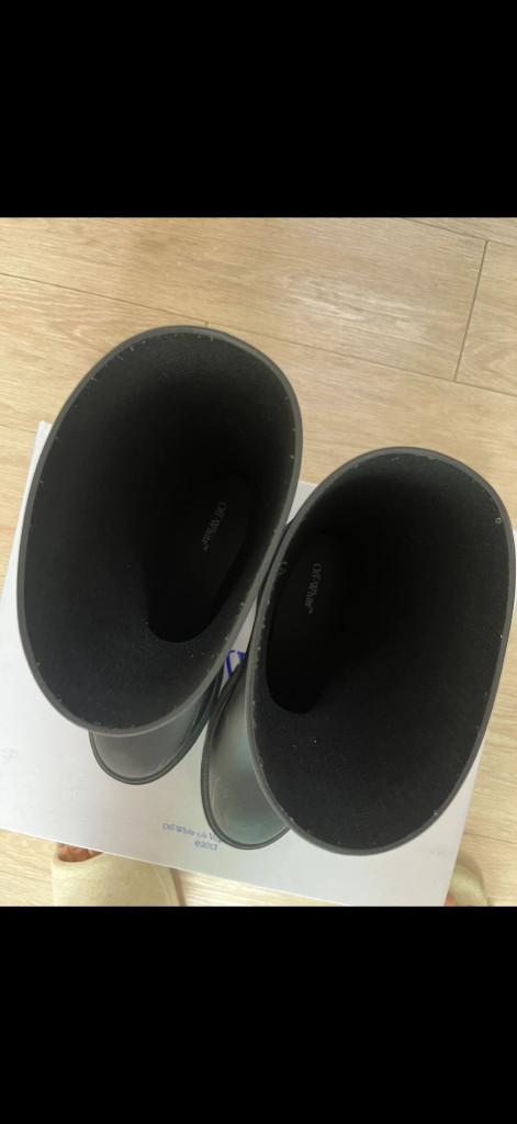 Off-White 오프화이트 레인부츠 블랙 44 for rainy days 이미지