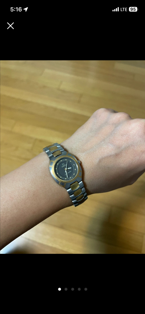 오메가 씨마스터 콤비 여성시계 이미지