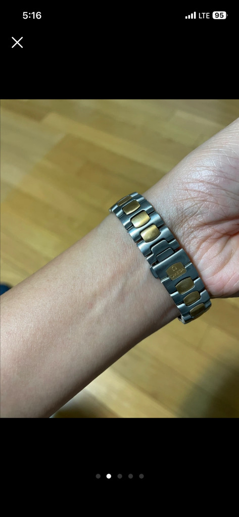 오메가 씨마스터 콤비 여성시계 이미지