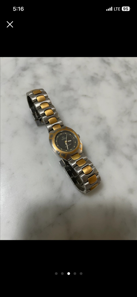 오메가 씨마스터 콤비 여성시계 이미지