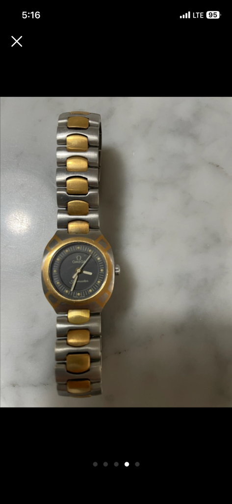 오메가 씨마스터 콤비 여성시계 이미지