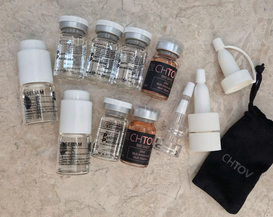 mts 반영구 머신 피부미용기기 수분 탄력 체인지페이스+ 유산균 앰플 샤*앰플 pdrn 미백 콜라겐 앰플 이미지