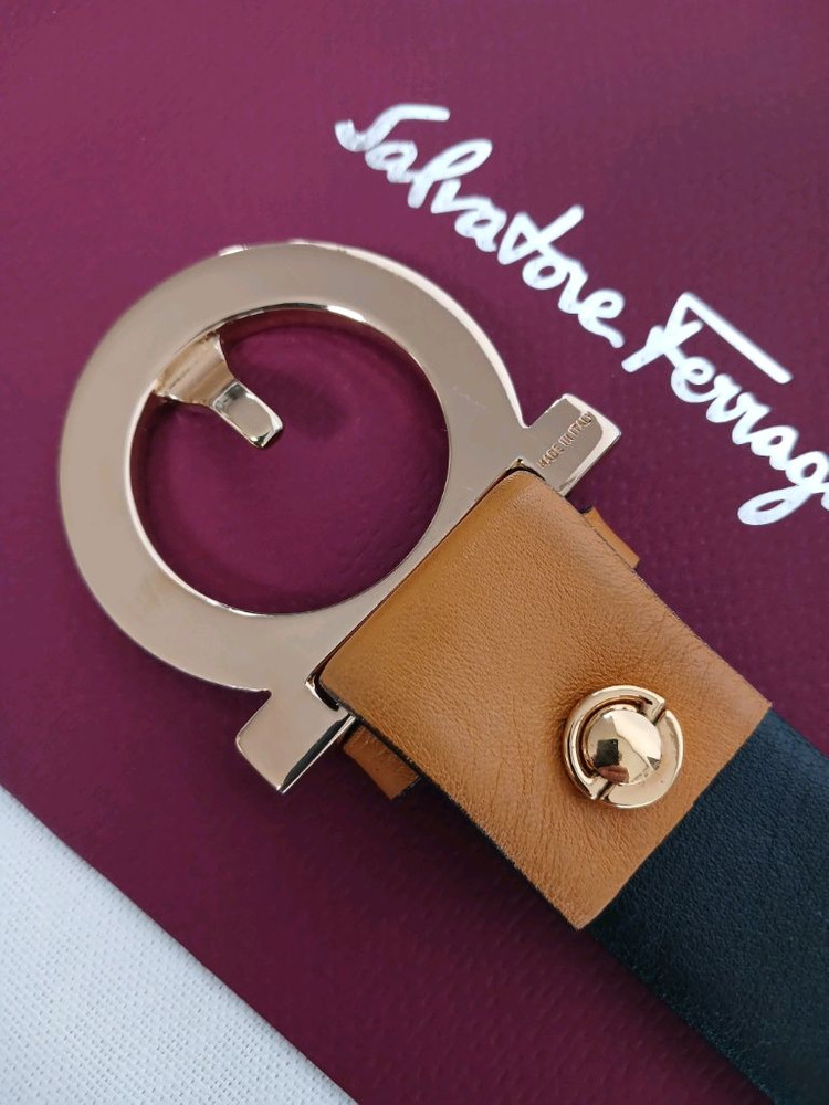 페라가모 금장 여성벨트 정품 이미지