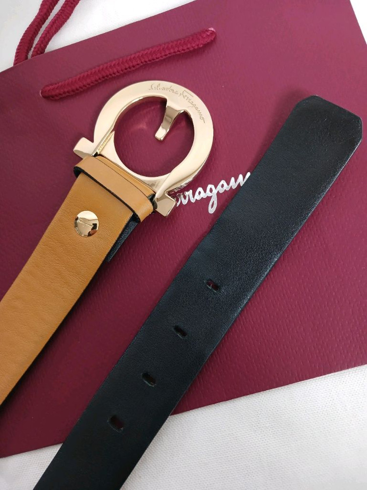 페라가모 금장 여성벨트 정품 이미지