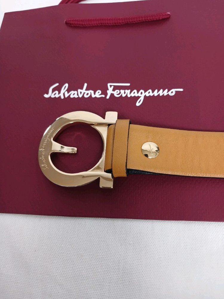 페라가모 금장 여성벨트 정품 이미지