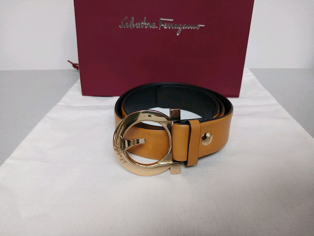 페라가모 금장 여성벨트 정품 이미지