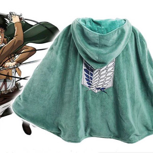 진격의 거인 조사병단 망토 담요 / 굿즈 진격거 리바이 에렌 미카사 아르민 엘빈 이미지