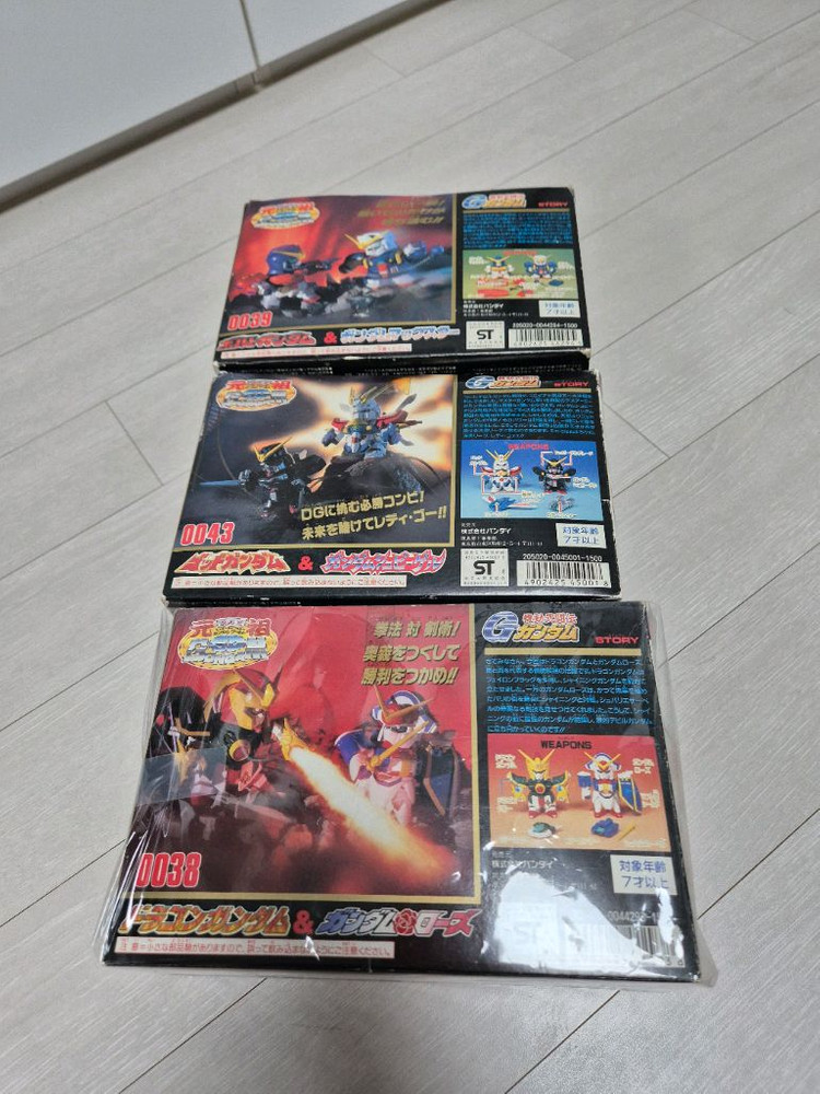 원조 SD 건담 기동무투전 3종셋트 이미지