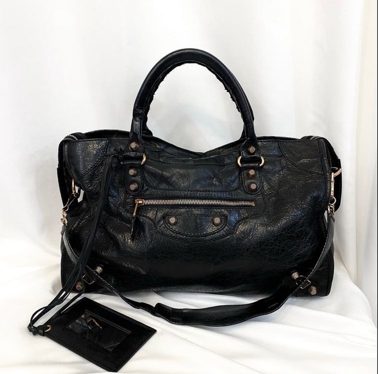 발렌시아가 모터백 블랙 이미지