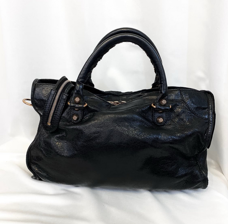 발렌시아가 모터백 블랙 이미지