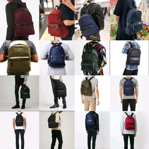 남녀공용)명품 마이클코어스 나일론레더 콤비 유틸리티 백팩 책가방 이미지