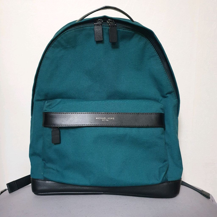 남녀공용)명품 마이클코어스 나일론레더 콤비 유틸리티 백팩 책가방 이미지