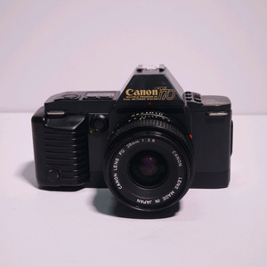 캐논 T70 필름카메라 + 캐논 FD 28mm f2.8 빈티지렌즈 이미지
