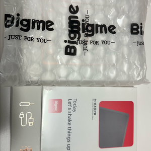 (미개봉 새상품 세트) 빅미 b6 컬러 6인치 전자책 리더기 악세사리 일체 세트 판매 이미지