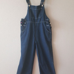 멋진 여자 멜빵바지 진청 청바지 키 160cm 이하, 허리28 이하 권장 이미지