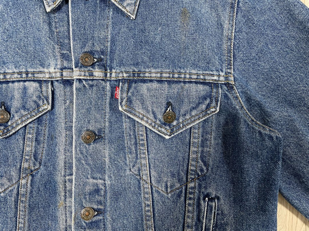 100) 80s 리바이스 3rd 중청워싱 4포켓 데님자켓(미국제)RRL&LVC&폴로 이미지