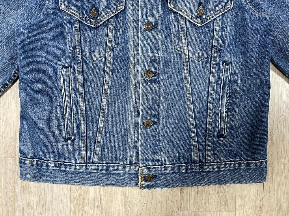 100) 80s 리바이스 3rd 중청워싱 4포켓 데님자켓(미국제)RRL&LVC&폴로 이미지