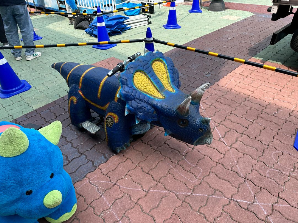 쇼핑몰, 백화점에 대여하기 좋은 바이킹 공룡라이더 놀이기구 대여 진행중! 이미지