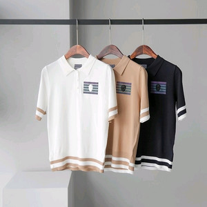 어메이징크리 여성 골프 고스트 카라넥 니트 티셔츠 이미지