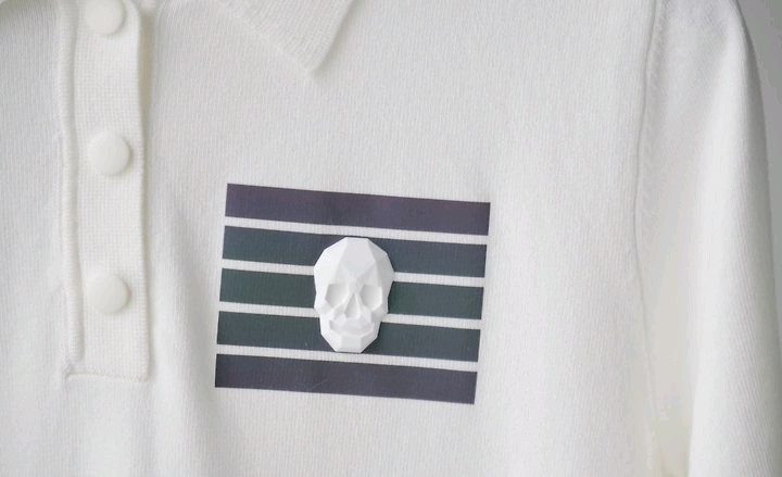 어메이징크리 여성 골프 고스트 카라넥 니트 티셔츠 이미지