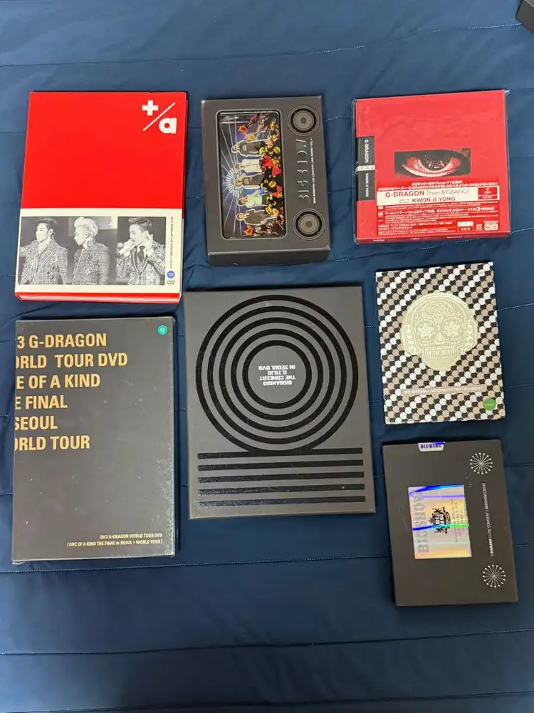 빅뱅 앨범 및 dvd 등 이미지