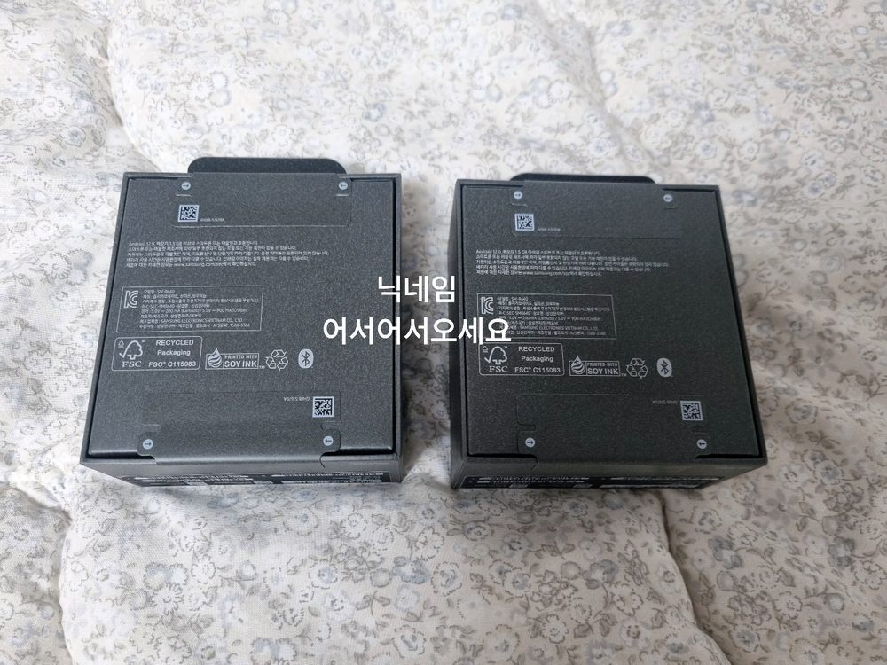 갤럭시 버즈4 프로 블랙+화이트 미개봉 새상품 삼성전자 블루투스 이어폰 이미지