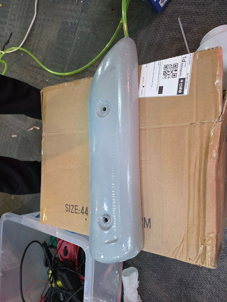 버그만 125/200 순정 마후라 커버 이미지