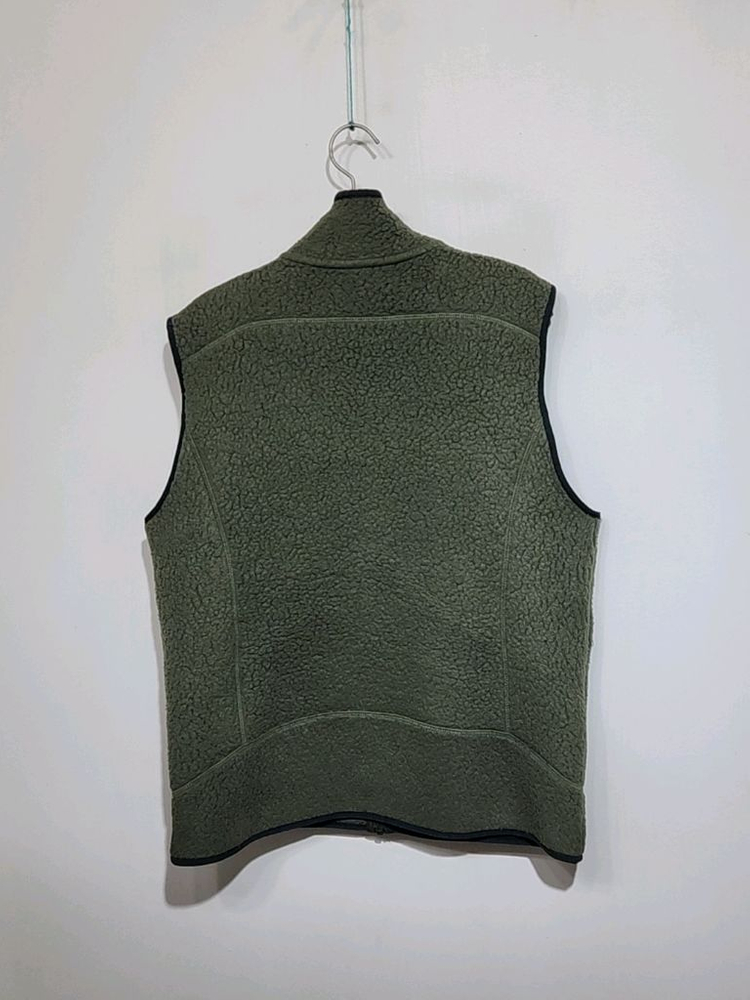 (L) 파타고니아 레트로 플리스 조끼 카키 후리스 베스트 이미지