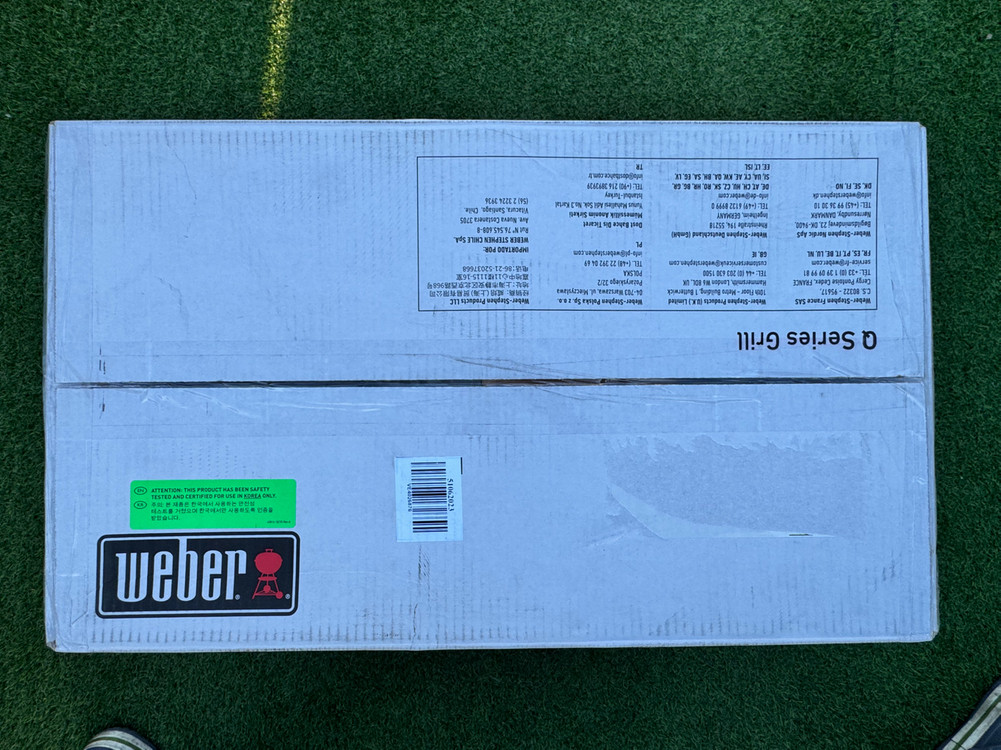 (미개봉) 웨버 Q1200, 웨버 슬레이트 43 LPG 바베큐 그릴 이미지