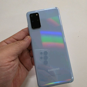 갤럭시 S20플러스 블루 무잔상 이미지