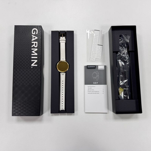 가민 릴리 클레식 에디션 여성용 웰니스 스마트워치 가죽밴드 이미지