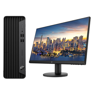 [중고] HP 슬림 데스크탑 PC + HP 24인치 FHD모니터 패키지 특가 이미지