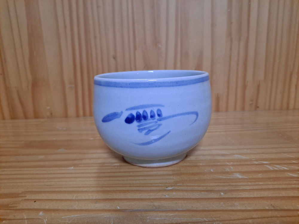 청화 백자 찻잔 (인테리어용/작가몰라요) 이미지