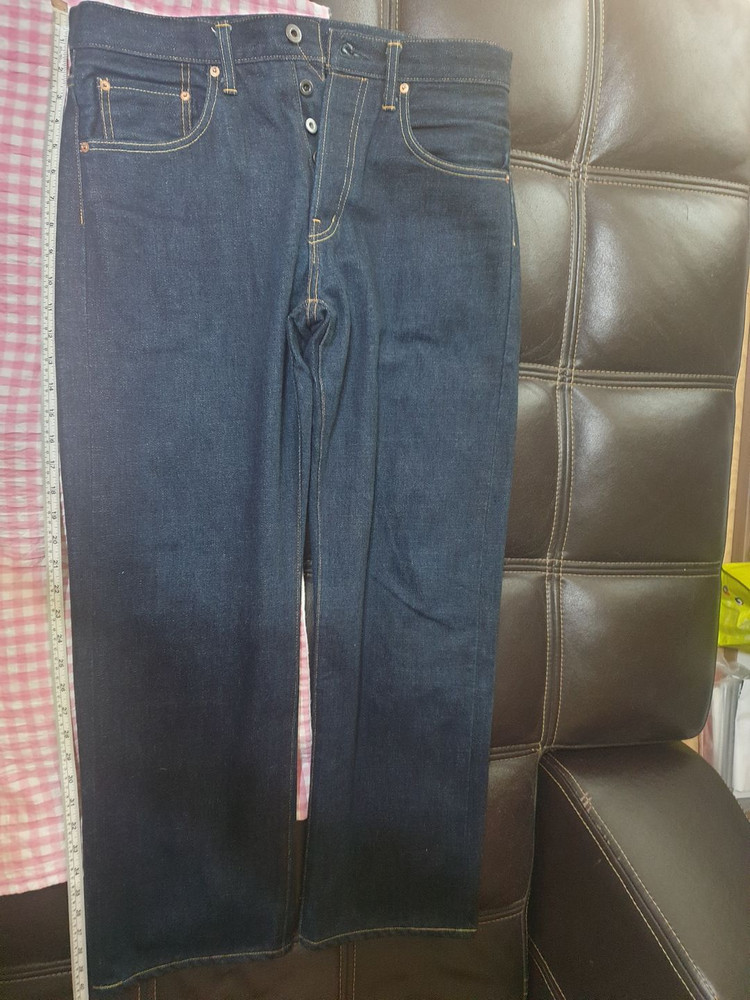 테드맨 컴퍼니(tedman company) 페인팅아트웍진(셀비지 복각 데님)33 웨어하우스 풀카운트 90s 리바이스 이미지