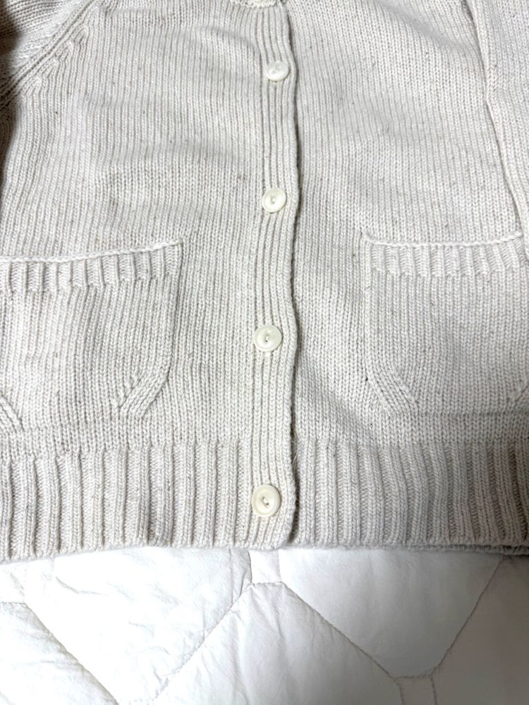 공드린 포켓 니트 가디건 이미지