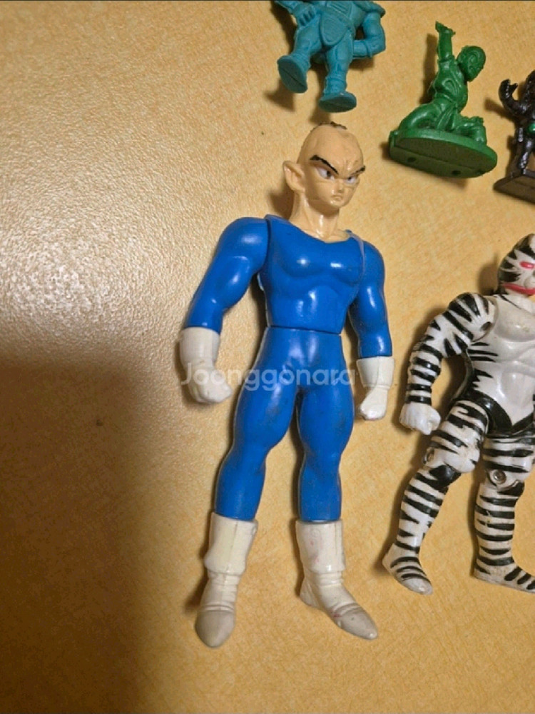 레트로 빈티지 근육맨 제브라 피규어 드래곤볼, 드래곤볼 퀘스트 타이의 대모험 피규어 고무장난감 이미지