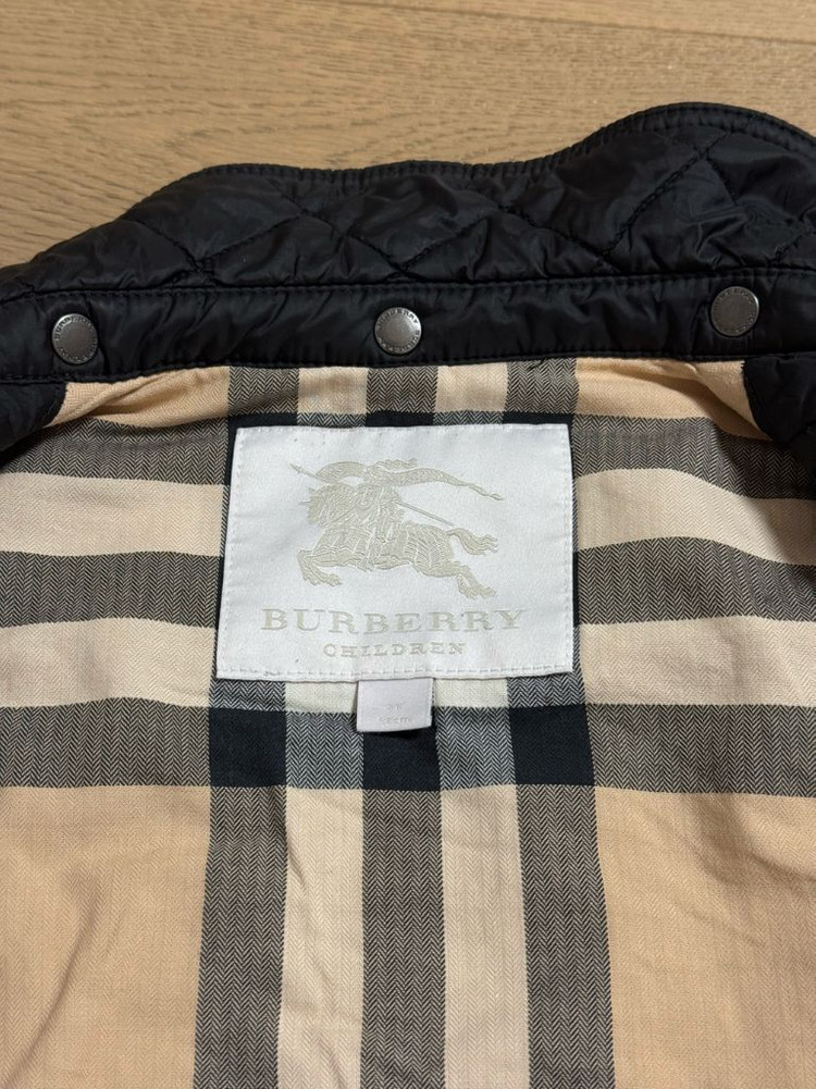 버버리 키즈 칠드런 퀼팅 자켓 이미지