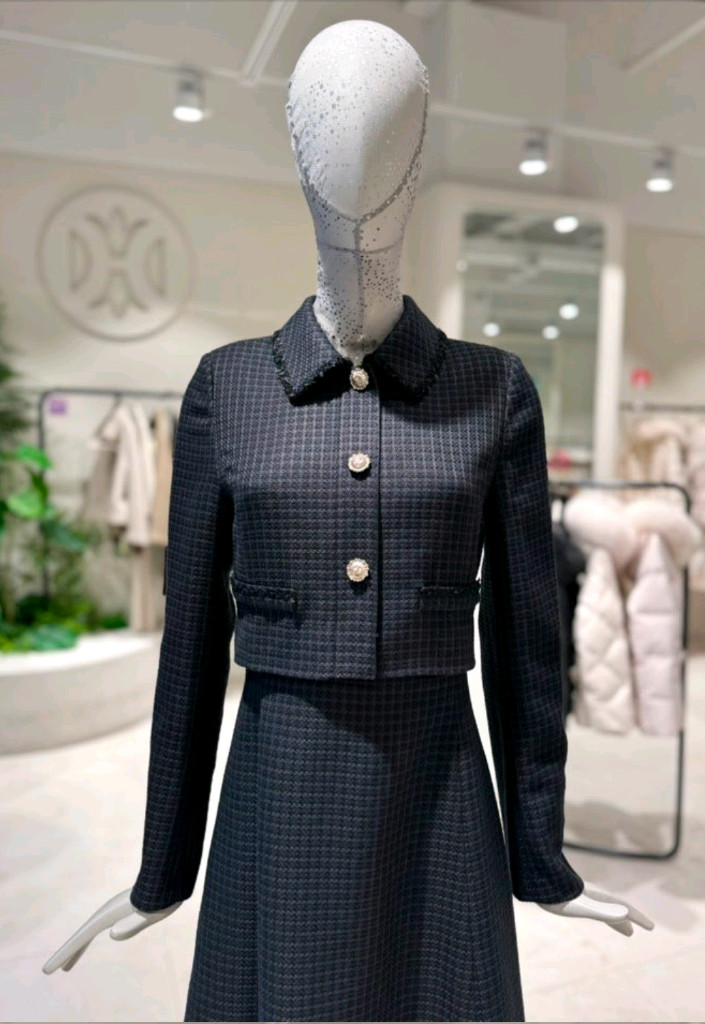 듀엘 트위드 원피스 55 sjsj 오즈세컨 레니본 샤틴 보브 지컷 에고이스트 이미지