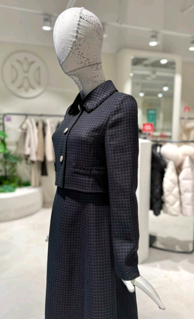 듀엘 트위드 원피스 55 sjsj 오즈세컨 레니본 샤틴 보브 지컷 에고이스트 이미지