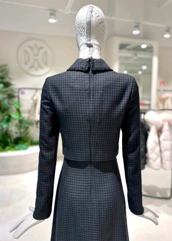 듀엘 트위드 원피스 55 sjsj 오즈세컨 레니본 샤틴 보브 지컷 에고이스트 이미지