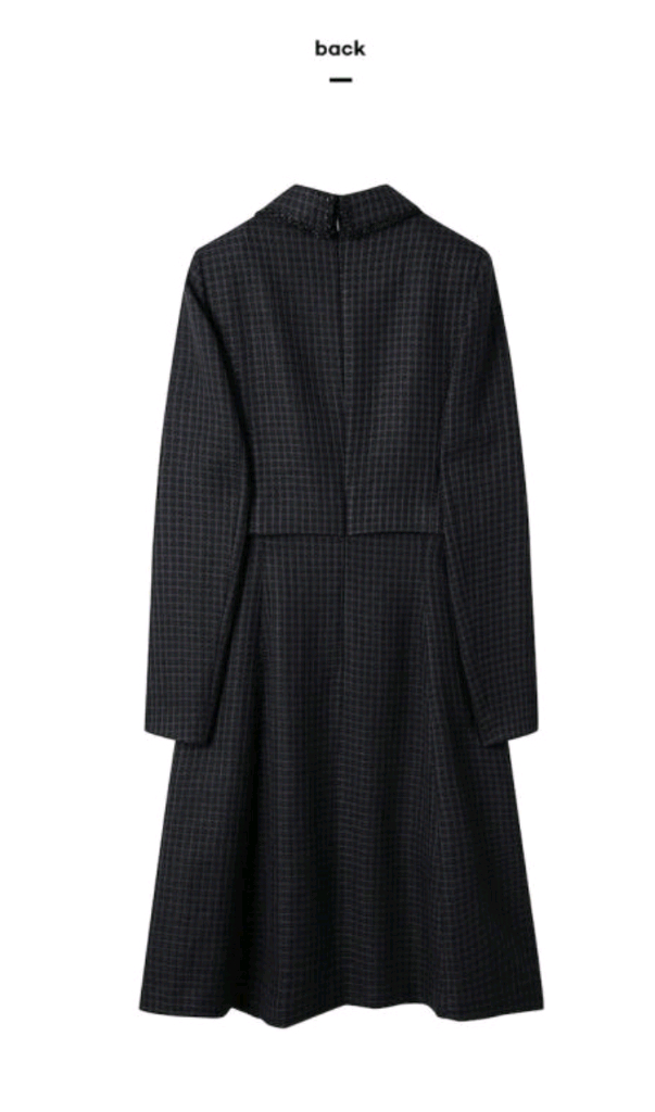 듀엘 트위드 원피스 55 sjsj 오즈세컨 레니본 샤틴 보브 지컷 에고이스트 이미지