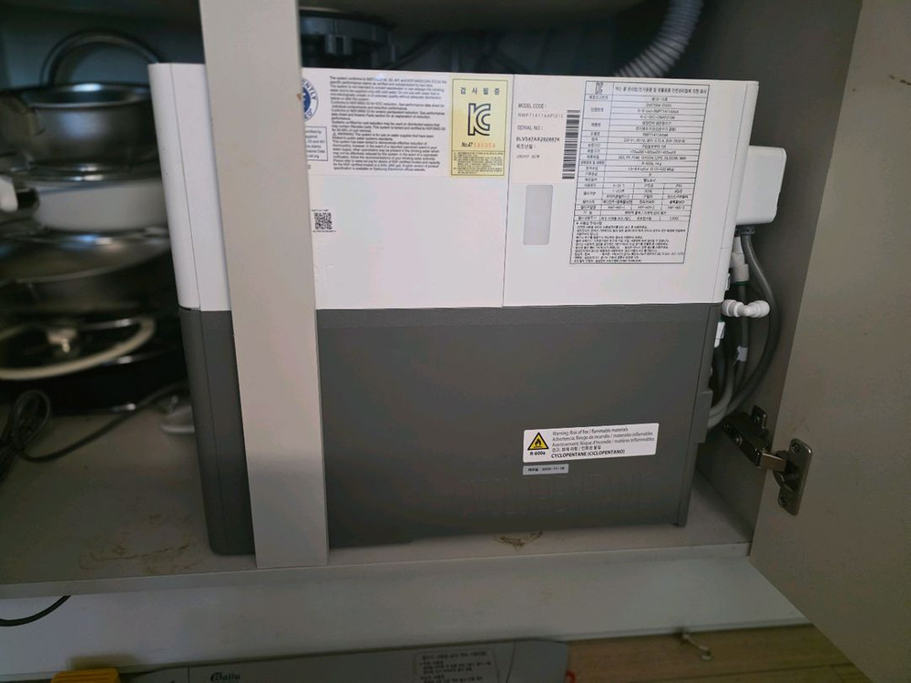 비스포크 냉 온수정수기 이미지