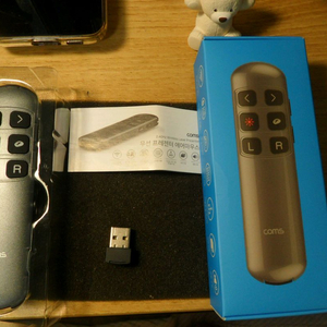 [미사용]coms 무선 프레젠터 프리젠터 에어마우스 EN547 이미지